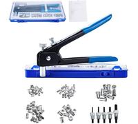 Kit de Pince à Insert Fileté - YYV - FreeTec - 86 Pcs - 5 Mandrins - Rivets en Aluminium