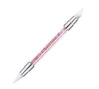 Kit de pinceaux d'art à double tête - 5 stylos de sculpture en silicone avec pointes en métal pour décoration des ongles | Outils professionnels pour créer des motifs 3D, modélisation et effets