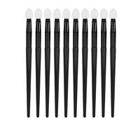 Kit de pinceaux de fard à paupières en silicone, applicateur professionnel de maquillage pour les yeux en silicone doux et portable pour eye-liner en poudre à sourcils parfait