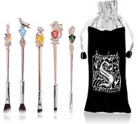 Kit De Pinceaux De Maquillage, 5pcs Pinceaux À Maquillage, Accessoires Maquillage, Pinceaux Maquillages, Manche En Métal Pour Pinceaux De Maquillage, Cadeaux De Femmes Et De Fille