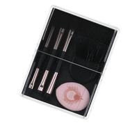 Kit de pinceaux de maquillage avec tampon de poudre, poudre, correcteur, fard à paupières, applicateur de fard à paupières, cadeau de Saint-Valentin, kit de pinceaux de maquillage, avec tampon de