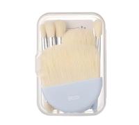 Kit de pinceaux de maquillage, ensemble professionnel de 6 pièces, poils doux avec support, outils cosmétiques pour mélanger la poudre d' à paupières anti-cernes, organisateur de voyage pour femm