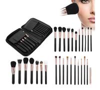 Kit De Pinceaux De Maquillage Professionnels, 29 Pièces, Poudre Libre, Fard À Paupières, Correcteur, Ensemble De Pinceaux Cosmétiques Avec Sac En Pu