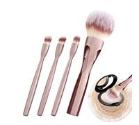 Kit de Pinceaux de Poils Doux et Manche Ergonomique Magnétique