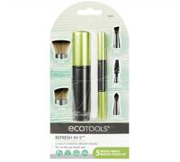 Kit de pinceaux - ECOTOOLS - Refresh 5 - 5 pinceaux multitâches - Rangement facile - Retouche rapide