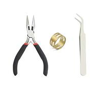 Kit de pinces à coudre, anneaux ouverts, accessoires de fabrication de bijoux pour colliers, boucles d'oreilles, bracelets, travaux manuels, projets de bricolage