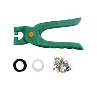 Kit De Pinces À Œillets - Outil Portable avec 200 Œillets,Presse Manuelle pour - Fournitures pour Travail du Cuir Tissu Bâche et Loisirs Créatifs