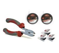 Kit de pinces à sertir - DLT - 5 mètres - Acier flexible - Pêche du carnassier - Mixte