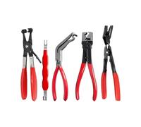 Kit de pinces de déconnexion électrique 5 pièces, séparateur de connecteur coudé à 60° en acier à haute teneur en carbone, collier de serrage et extracteur de clip de garniture