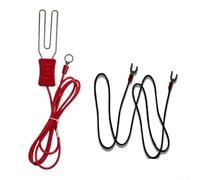 Kit de pinces de sol pour clôture électrique en acier inoxydable 1 m