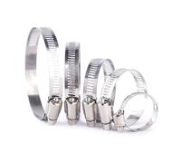Kit de pinces de tuyau réglable, Colliers de serrage réglables en acier inoxydable, 101 pièces, à vis sans fin