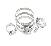 Kit de pinces de tuyau réglable, Lot de 4 colliers de serrage réglables en acier inoxydable 304, 6, 12, 27 et 63 mm, outils de soudage