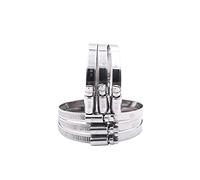 Kit de pinces de tuyau réglable, Lot de 5 colliers de serrage en acier inoxydable 304, 9 mm de large