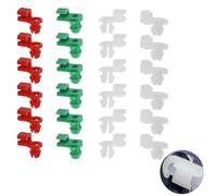 Kit de Pinces pour Serrure de Porte de Voiture - 24 Pièces, Accessoires de Fixation Universels pour Réparation de Poignée et Tige, Tailles de 2.9mm à 3.8mm, Clips de Porte Codés par Couleur