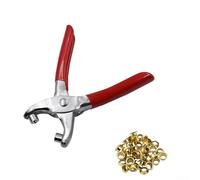 Kit de pinces professionnelles à œillets avec 40 rivets pour toile, tissu, chaussures, acier inoxydable et cuivre, 15,2 cm