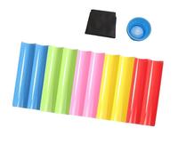 Kit De Pipeline De Consolidation D'équipe - Ensemble De Jeu De Groupe De 10 Pièces | Brise-glace De Coopération En Équipe | Tubes Demi-tuyaux De 11.8 À 19.7 Pouces Avec Sac De Rangement Pour Tasses De