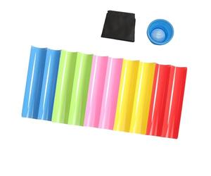 Kit de pipeline de construction d'équipe - Jeu de groupe de 10 pièces | Coopération d'équipe | Demi-tubes de 30 à 50 cm avec sac de rangement pour balles de golf, activités d'entraînement d'aventure
