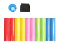 Kit de pipeline de construction d'équipe | PP 10 demi tuyaux 30/40/50 cm x 5,5 cm sac de rangement pour balle de golf | Jeu de communication coopérative | Ateliers de leadership en plein air pour