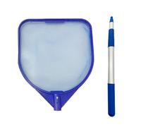 Kit De Piscine Nettoyage,Épuisette De Piscine,Filets De Fond De Piscines Avec Percher Stable En Aluminium Écumeur De Feuilles Avec Poteau Télescopique 17 À 41pouces, Fournitures De Nettoyage