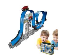 Kit de Piste de Voiture de Course - Jeu de véhicule magnétique Flexible - Véhicules à Friction - pour et Filles - Récompenses de Classe - Cadeau de fête