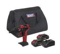 Kit De Pistolet À Colle Sans Fil Sealey 20V Série SV20 - 2 Batteries CP20VGGKIT