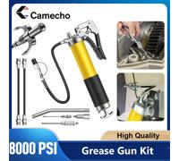 Kit de pistolet à graisse à huile 8000PSI, poignée de pistolet manuelle, coupleur de pompage haute pression, Injection de graissage, outil d'entretien robuste