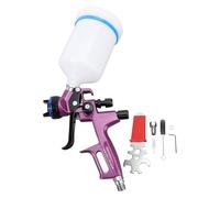 Kit de Pistolet à pulvérisation HVLP avec Pointe de 1,3 mm 600 ML de Peinture Professionnelle pulvérisateur 4000b pour Meubles projets d'art Mural Peinture
