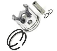 Kit de Piston 33mm adapté au Cylindre TL26 TU26 TB26 767, Ensemble d'anneaux de Tondeuse de pulvérisation, Ensemble de Clips à Broches(2 Sets)