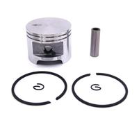 Kit de piston avec anneaux de 46 mm pour tronçonneuse 029 Super M avec piston, anneaux, circlips et goupille de poignet Argenté