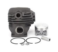 Kit de Piston, axe, Segment et circlips for Cylindre Gros alésage 44 mm/44,7 mm, Compatible avec Les tronçonneuses Arctic 026, MS260, 260, 026PRO (pièces détachées 1121, 020 1217)(Cylinder 44.7mm)