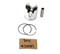Kit de piston compatible avec Keeway TX 50 Supermoto 2 temps AM6 Minarelli Moteur 50cc 70cc 90cc 40 3 mm 47 mm 49 mm(70cc 47mm)