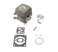 Kit de piston cylindrique 34 mm pour débroussailleuse Stihl FS38 2-Mix,FS55 2-Mix, FS55R 2-Mix 4140 020 1203 (trou de stationnement M14)
