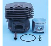 Kit de piston cylindrique de 48 mm pour tronçonneuse Husqvarna 365 Special Jonsered 2065 CS2165 Port carré 503691073, 503691072 Pièce de rechange