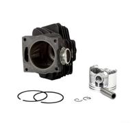 Kit de piston cylindrique pour scie à bûche SL MS382 - Assemblage compatible avec 52 mm en aluminium - Avec revêtement de cylindre - Anneau de piston - Remplacement facile - Performance améliorée de