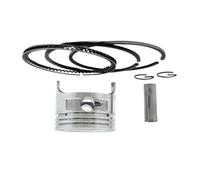 Kit de Piston de 60 mm, Bague de Cylindre, goupille de Serrage, Pompe, Ensemble for Moteur à Temps GX120 GX120K1, souffleur, Tondeuse à Gazon