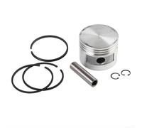 Kit de piston de compresseur d'air avec 3 anneaux de piston, broche et circlips pour pompes à air 42/47/48/51/65 mm, pièces de rechange en métal compatibles avec piston (80 mm)