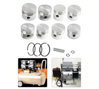 Kit de piston de compresseur d'air, métal de rechange avec 3 anneaux pour pompe à air, 42/47/48/51/65 mm