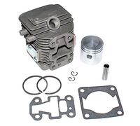 Kit de Piston de Cylindre 34 mm avec Joints pour Kawasaki TJ027E TJ27E KTFR27A KGT27C KEL27A KEL27B KCS525A KCL525A KCL600A KCS600A Moteur String Trimmer Edger Hedge Trimmer 11005-0615 13001-2174