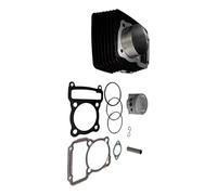 Kit de Piston de Cylindre d'alésage de 67 mm Goupille de Poignet de 15 mm 1 Jeu Compatible avec Les modèles de Moto 250CC compatibles avec Les pièces de Moto Automobile