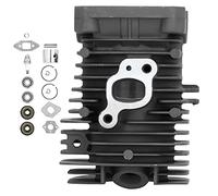 Kit de piston de cylindre pièce de rechange durable en alliage d'aluminium de haute qualité pour tronçonneuse Partner 350 351 390 420 2150 2250 2450 2550 avec roulement de joint