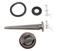 Kit de piston de pompe manuelle de type 75 avec valve de perçage de nez - Piston en fonte et faux joint pour pompes à eau de jardin 8 cm