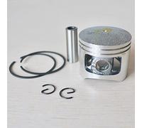 Kit de Piston de tronçonneuse 43mm for 4500 45cc G4500 moteur de cylindre à gaz avec anneaux à broches circlips pièces de rechange (Mise à jour des accessoires)
