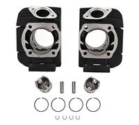 Kit de piston du cylindre Réparation de réparation haut de gamme en alliage en alliage en aluminium haute performance avec anneaux de joint et ressorts pour RD350 1973 1975