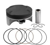 Kit de Piston et d'anneaux d'alésage de Cylindre STD à Plus 100 de 77 mm à 78 mm, 4 Pistons avec Anneaux Compatible avec YZ250F WR250F, Compatible avec Le numéro de pièce 5NL116311000(Oversize 0.25)