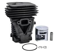 Kit de pistons cylindre tronçonneuse 6 pièces 44 mm for HUSQVARNA 445 445e 450 450e Jonsered CS2250 CS2245 S, moteur, outils jardinage