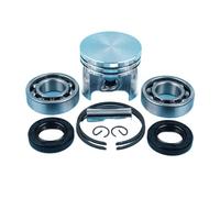 Kit de Pistons de 37 mm, bagues d'axe de 8 mm, circlips, roulements et Joints d'huile for tronçonneuse MS170 017 MS 170, pièces de Rechange