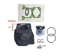 Kit de Pistons de Cylindre 35 mm, 38 mm, 40 mm, for débroussailleuse FS160, FS220, FS280, FS 160, 220, 280, pièces détachées for débroussailleuse(38mm FS220)