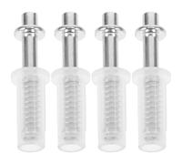 Kit de Pivots Supérieurs pour Porte Pliante 4 Pièces Métal