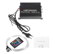 150 Pièces de Lumière à Fibre Optique à LED, Kit de Plafond étoilé à Fibre Optique à LED 16W RGBW, pour Ciel étoilé avec éclairage Optique + Télécommande pour