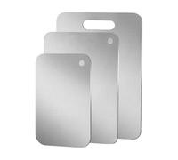 Kit de planche à découper - Surfaces de planches en acier réutilisables, tapis de découpe antidérapant | Outil de préparation des aliments lavable double face, feuille de comptoir portable